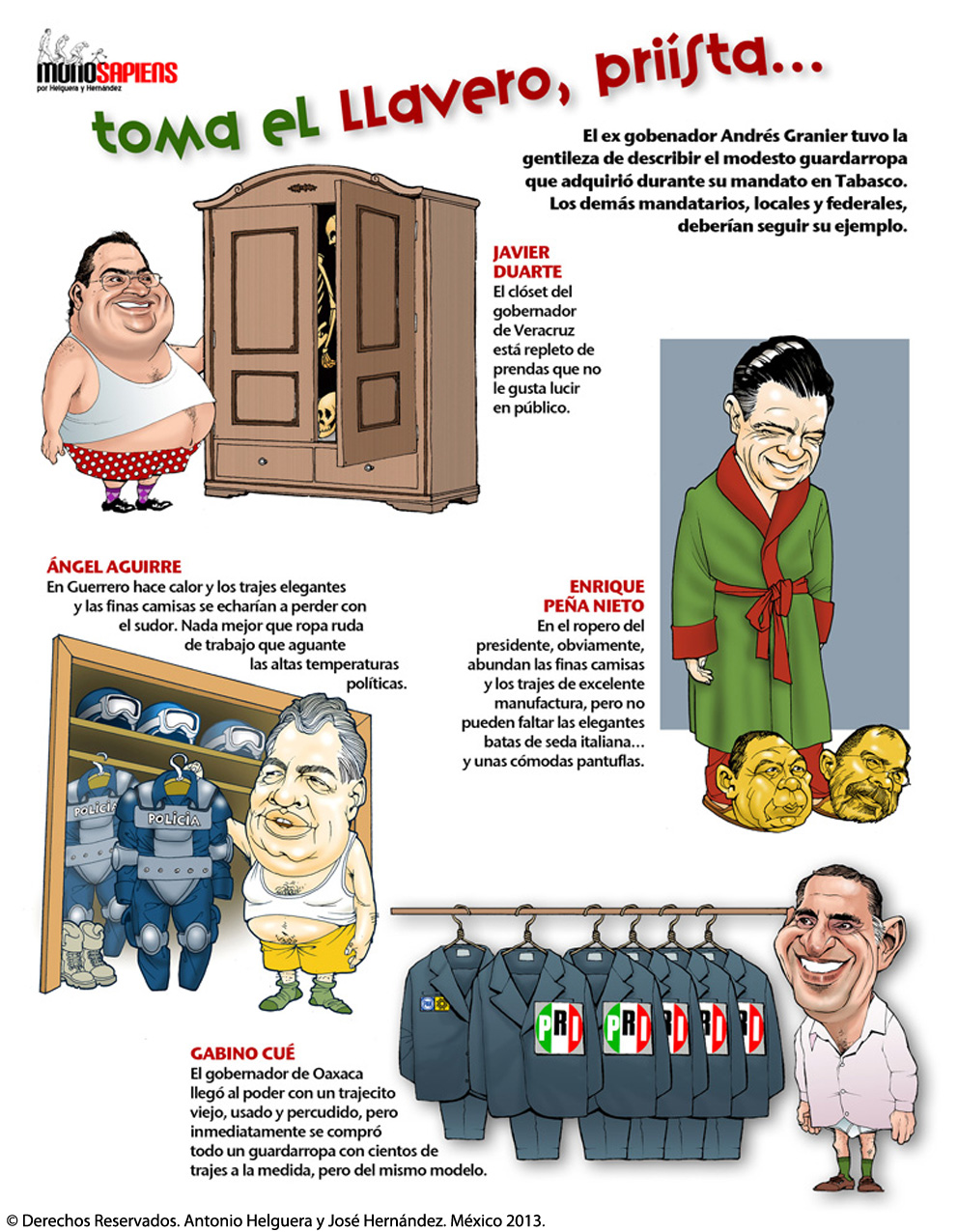 Toma el llavero, priísta... Domingo 26 de mayo de 2013